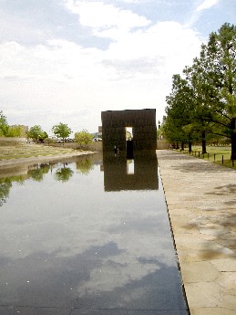 At the Murrah Federal Bldg. National Memorial Site - Reflecting Pool