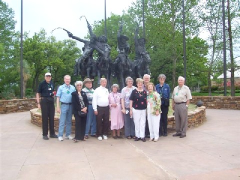 Ambassadors and Hosts in Front of the National Cowboy and Western Hall of Fame