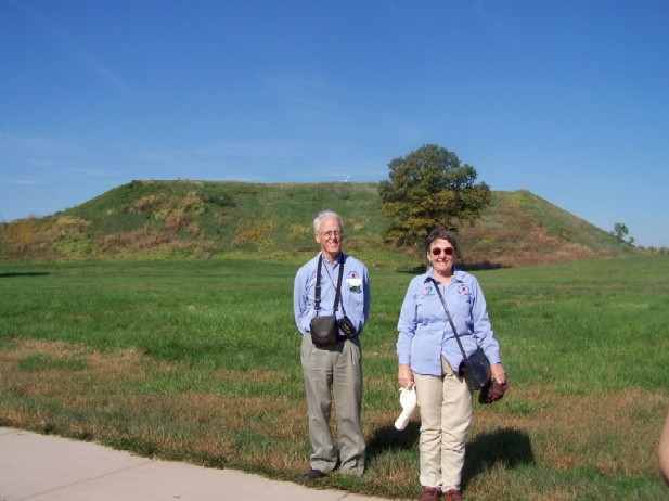 Cahokia Mounds - the Site of an Ancient Mississippian Indian Settlement